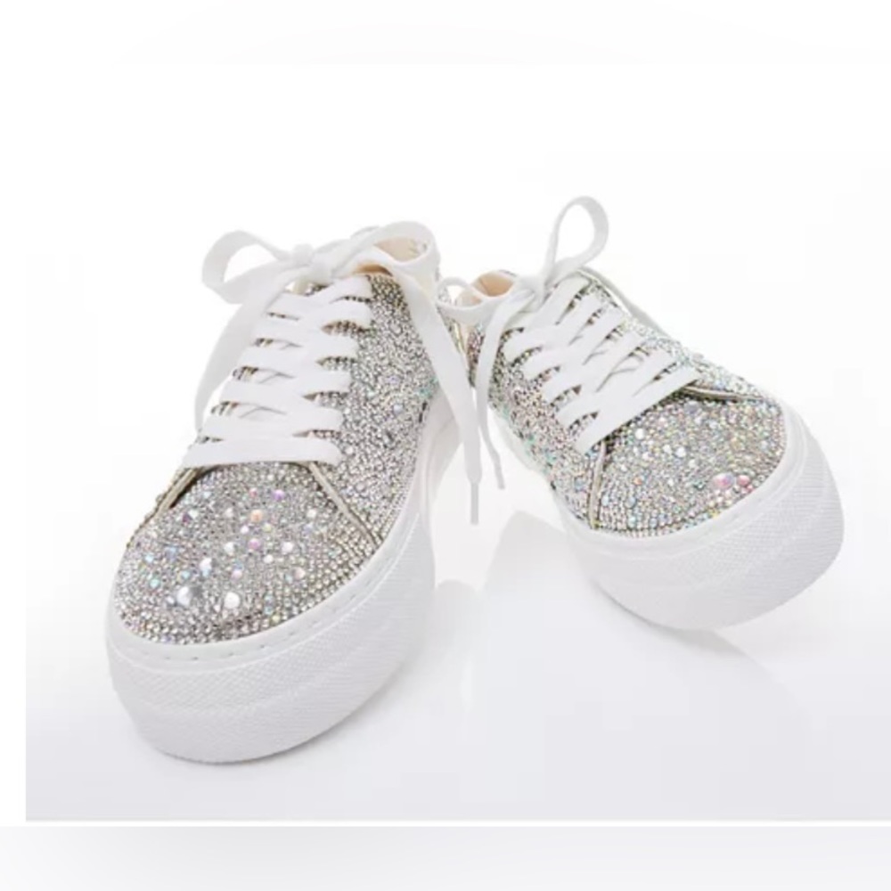 Betsey Johnson NWT Rhinestone Sneakers